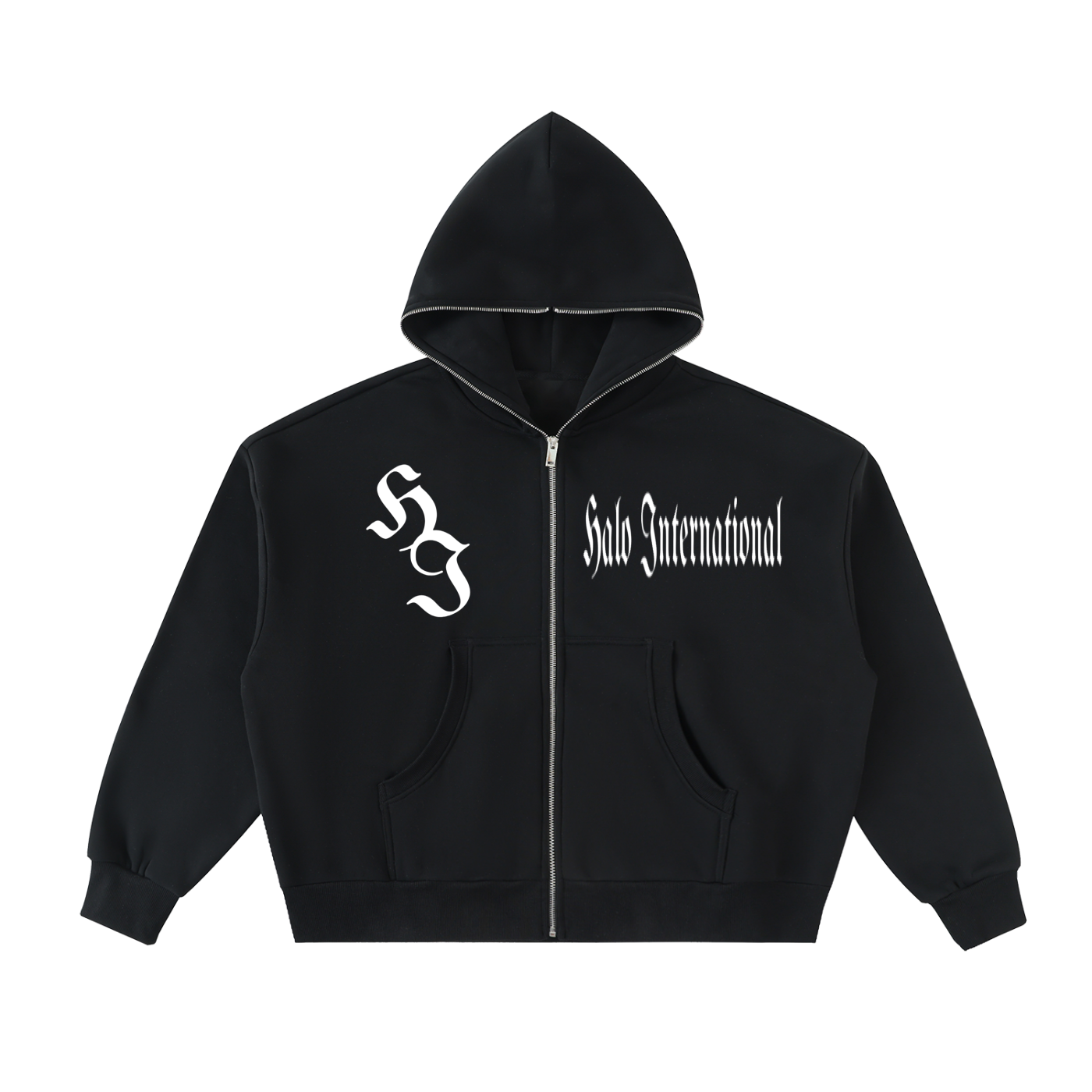 The Halo Boxy Zip Hoodie