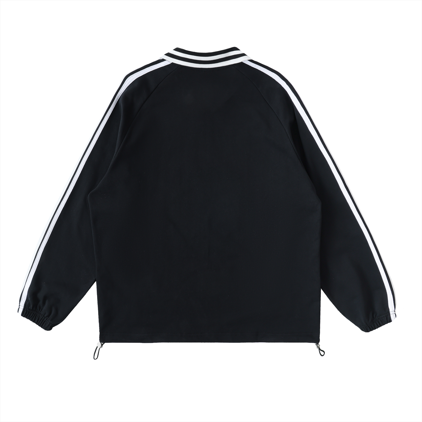 The Striped Lapel Luxe Sweat