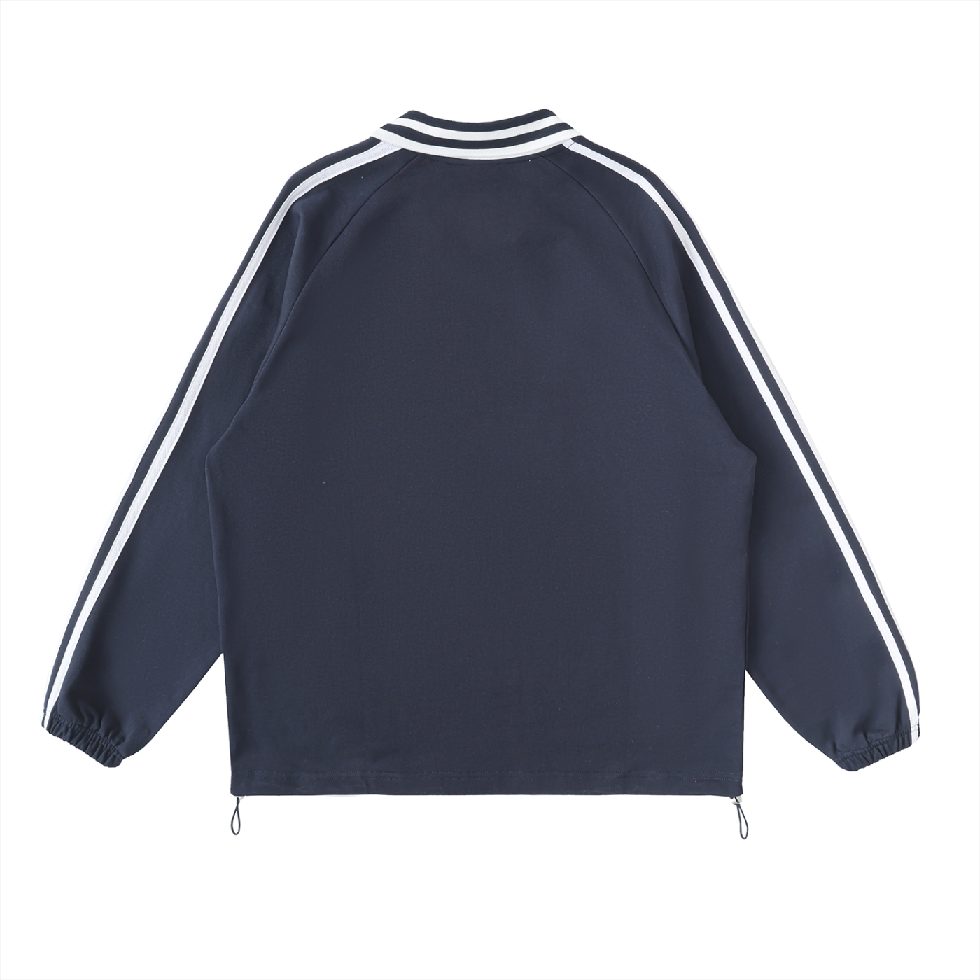 The Striped Lapel Luxe Sweat